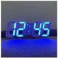 Led Digital Clock 3D Electronics Table Wall Alarm Clock.