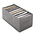 Pants clothes storage box compartmentalized jeans clothing bedroom storage box household separation Storage Finishing.