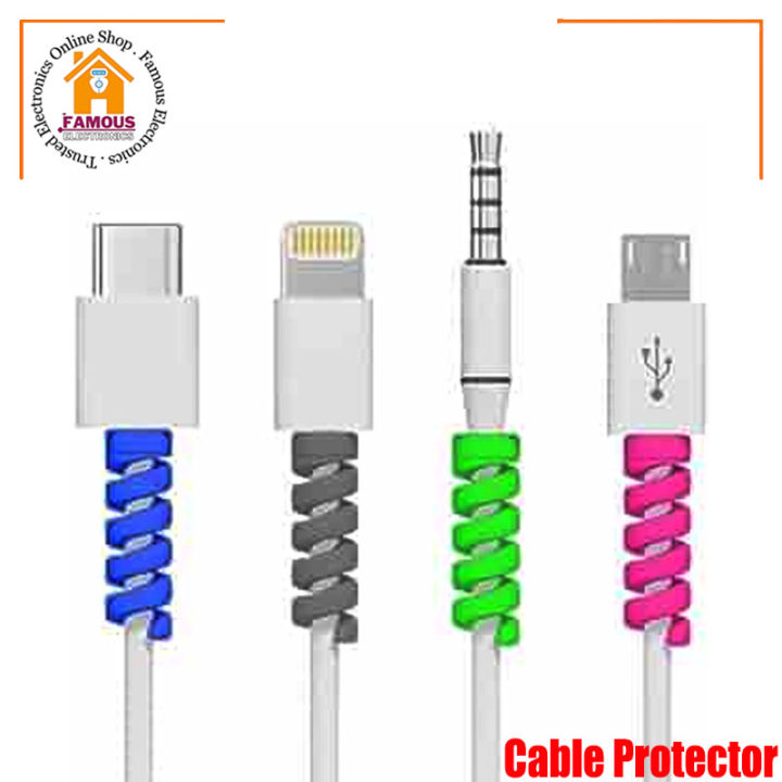 4pcs%20Spiral%20Data%20Cable%20Protective%20Cover%20Suction%20Cup%20Is%20Suitable%20for%20The%20Charging%20Cable%200.03%20mm%20/%204pcs%20Charger%20Cord%20Saver%20Cable%20Protector%20-%20Image%202