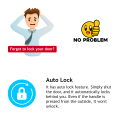 Smart Door Lock Zymak NX700F Tuya Wifi Smart Life Smart Home Security Fingerprint Door Lock With Fingerprint Digital PIN Card App Key.