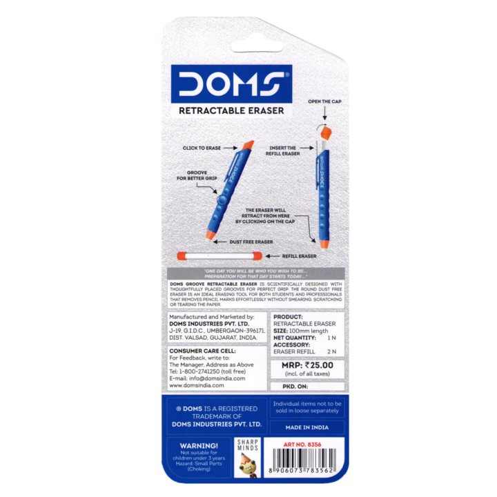Doms%20Groove%20Retractable%20Eraser%20%7C%20Groove%20for%20Better%20Grip%20with%20Excellent%20Erasing%20Performance%20%7C%20Free%202%20Refill%20Eraser%20with%20This%20Pack%20-%20Image%205