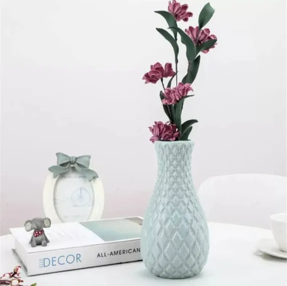Modern%20Plastic%20Flower%20Vase%20for%20Home%20Living%20Room%20Decoration%20Flower%20Pot%20Imitation%20Porcelain%20,Empty%20Flower%20Tob%20-%20Image%204