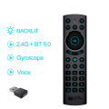 FORIDE G20S PRO BT5.0 2.4G Wireless Smart Voice Air Mouse Gyroscope IR Learning Backlit Remote Control for Android TV BOX.