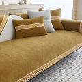 Chenille sofa cushion, four-season universal backrest towel, non-slip simple sofa cover, all-inclusive high-quality cushion. 