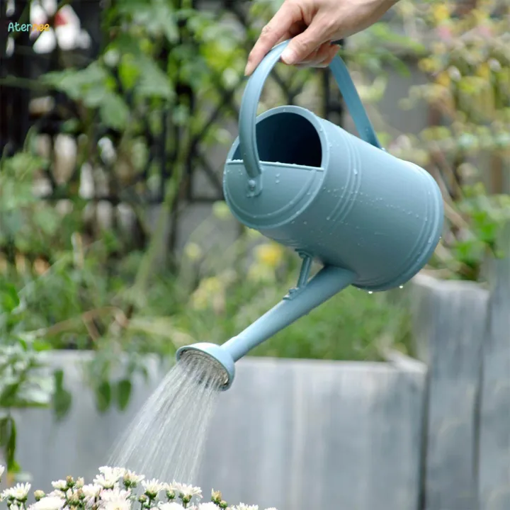 Garden Watering Can 0.47 Gallon with Sprinkler Head for Bonsai Plants Kettle Blue