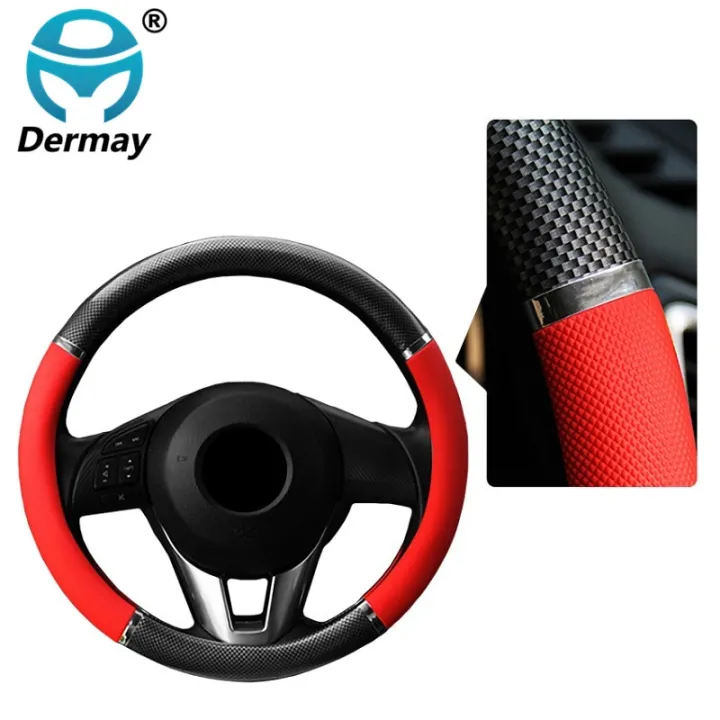 %E3%80%90Alizeker%20Mall%E3%80%91Steering%20Wheel%20Racing%20Sport%20Fiber%20Style%20for%20Car%2014-15%20inch%20cm%20Steering%20Wheel%20Universal%20Accessories%20-%20Image%205