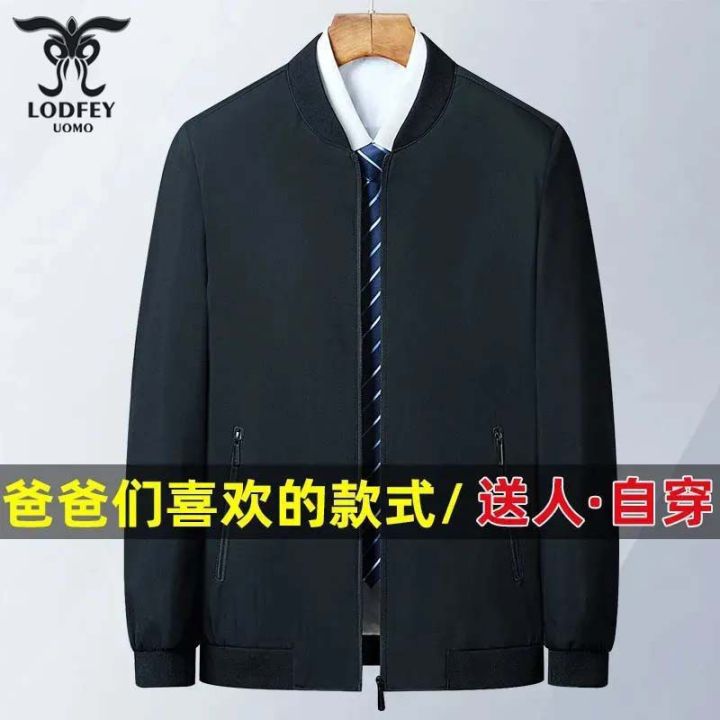Longdafei%20Jacket%20Men's%20Summer%20Baseball%20Collar%20Jacket%20Middle-Aged%20Leisure%20Spring%20Business%20Dad%20Jacket%20High-End%20Tops%20-%20Image%208