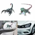 【Mary DAI Store】Car Sticker Scratch Cover 3D Spider Scorpion Lizard Crawling Vehicle Decorative Automobiles Exterior Accessory. 