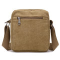 Men's Casual Style Canvas Shoulder Messenger Bags Multi-Pocket With Lid Handbag Crossbody Flap Bag For Man Business Sling Bag.