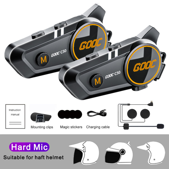 1/2x%20Bluetooth%20Motorcycle%20Intercom%20Helmet%20Headset%20BT5.3%20Wireless%20Interphone%20Waterproof%20300m%20Intercomunicador%20Speaker%20Earphone%20-%20Image%207