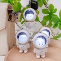 Cartoon Spaceman Light Glowing Keychain -Creative,Couple Gifts - Luminous Starry Bear Key Chain - For Car Keyring, Bags - Decoration Pendants - Cute Bear,Cat Space Astronaut.