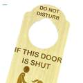Do Not Disturb Door Hanger Sign Door Hanging Sign for Hotel Restroom. 