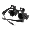 Watch Tools Watch Repair Tool Kit Head Wearing Magnifying Glass With Led Lights 10x 15x 20x 25x Loupe Watch Repair Magnifier Tool.
