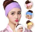 Adjustable Elastic Hair Wrap Towel for Bath and Salon - SPA Facial Beauty Wash Tools. 