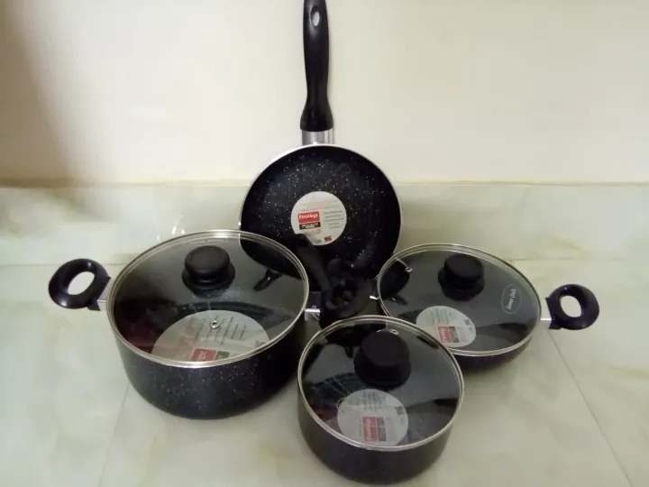 MGC/%20Prestiege%207%20Pcs%20%20Cookware%20Set%20For%20Superior%20Release%20-1Pc%20Casserol,%201Pc%20Fry%20pan,%201Pc%20Karai,%201Pc%20Milk%20pan%20and%203%20lids%20Gift%20And%20Home%20Use%20-%20Image%205