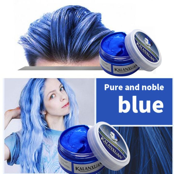 Color%20Hair%20Wax%20Gel%20Temporary%20Mud%20Pomade%20Pewarna%20Lilin%20Rambut%20Sementara%20One%20Time%20Change%20100ml%20-%20Image%202