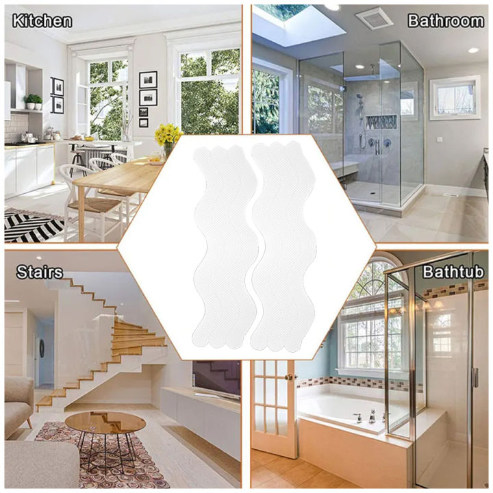 6Pcs/Set%20Safe%20Anti%20Slip%20Tape%20S%20Shape%20Floor%20Non%20slip%20Sticker%20Waterproof%20Carpet%20Bathtub%20Stair%20For%20Home%20Bathroom%20Product%20Multicolor%20-%20Image%207