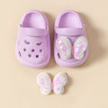 New Summer EVA Children Bow Slippers Girls Princess Infant Going Out Anti Slip Hole Shoes Fashion Cute Girls Baby Beach Slippers. 