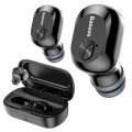 Baseus W01 TWS Bluetooth Earphone Wireless Bluetooth 5.0 Stereo With HD Microphone For Phone - Black. 