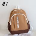 H7 New Mini Backpack Versatile College Student Small Bookbag Mori Style Mummy Bag Ladies Travel Trip Backpack.
