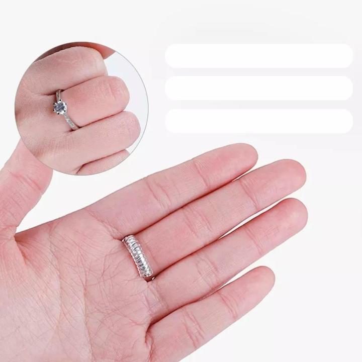 Transparent Invisible Ring Size Adjuster Tightener Spiral Resizing Tool Ring Accessories Based Ring