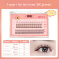 False Eyelashes Natural Single-cluster Eyelashes 3d Mink Lashes Soft Eyelash Extension Makeup Kit.
