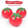 1pc Tomato Squeeze Toys Cartoon Cute Spun Slow Rising Stress Tomato Rubber Fidget Toys Stress Reliever Toy Decompression 25/60ml. 