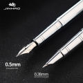 JINHAO 126 Platinum Fountain Pen All Steel Fine Nib Financial Office Student School Office Supplies Ink Pens Stationery PK 9019. 