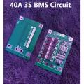 40A 3S BMS Circuit 12V 40A Protection Circuit 12V BMS 40A 11.1V 12.6V 18650 AA AAA Lithium Battery Charger Board 3S 40A BMS Circuit 12V BMS Battery Management System - 12 volt battery. 