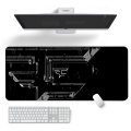 Pc Accessories FAZE Xxl Gaming Mouse Pad Kawaii Mousepad Rgb Desk Protector Keyboard Mat Deskmat Mats Anime Mause Gamer Pads Led. 