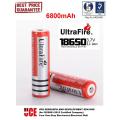 18650 3.7 V Lithium-ion 4200mAh Rechargeable Battery- (Average Quality) 1 pics. 