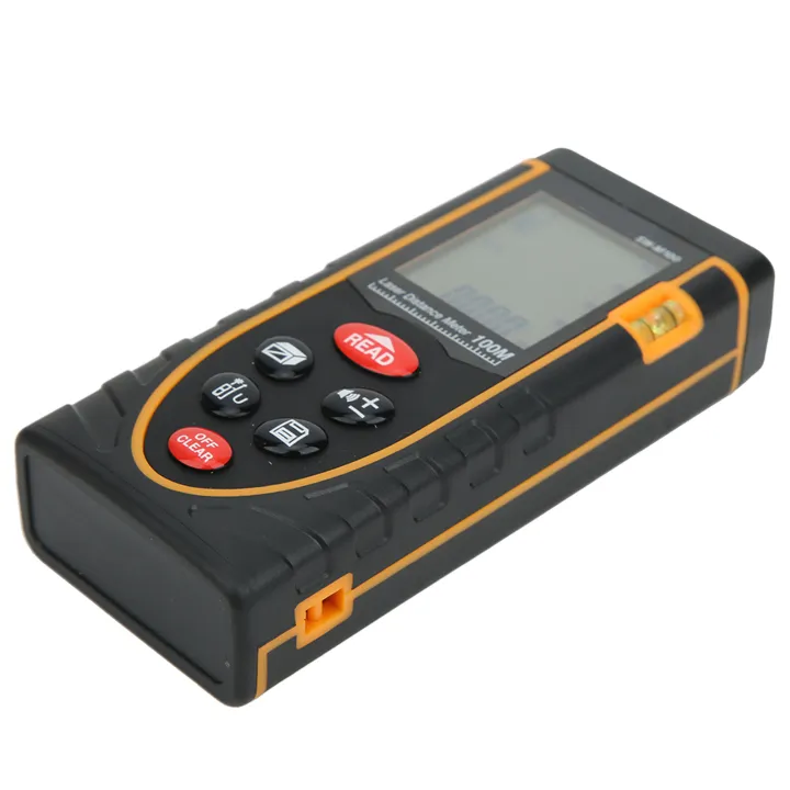 Long Distance Measurement Device SNDWAY Handheld Digital Laser Distance Meter Self Calibration Length ...