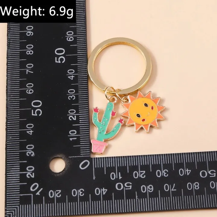 Cute%20Smile%20Sun%20Keychains%20Enamel%20Plant%20Cactus%20Charms%20Keyrings%20Women%20Men%20Handbag%20Pendants%20Key%20Chains%20Accessories%20DIY%20Jewelry%20Gifts%20-%20Image%206