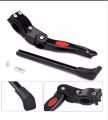 Mountain Bike Bicycle Side Kickstand Kick Stand Aluminium Alloy Adjustable Universal - Black. 