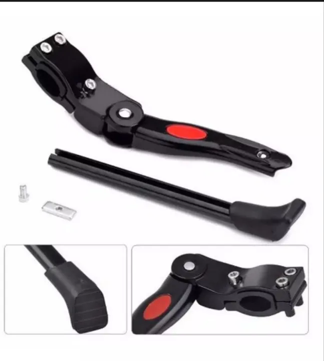 Mountain%20Bike%20Bicycle%20Side%20Kickstand%20Kick%20Stand%20Aluminium%20Alloy%20Adjustable%20Universal%20-%20Black%20-%20Image%205