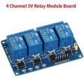 Arduino 4 channel relay module 4-channel relay control board with optocoupler. Relay Output 4 way relay module. 