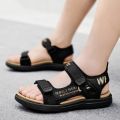 Vanmie 2024 Breathable Sport Sandals Summer Beach Shoes for Boys Casual Comfortable Soft Sole Kids Non-slip Sandalias.