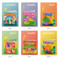 Washable Fabric Books Newborn Baby Educational Puzzle Cloth Book Kids Early Learning Develop Cognize Reading Kidsbook Infant Toy MuXiaRe.