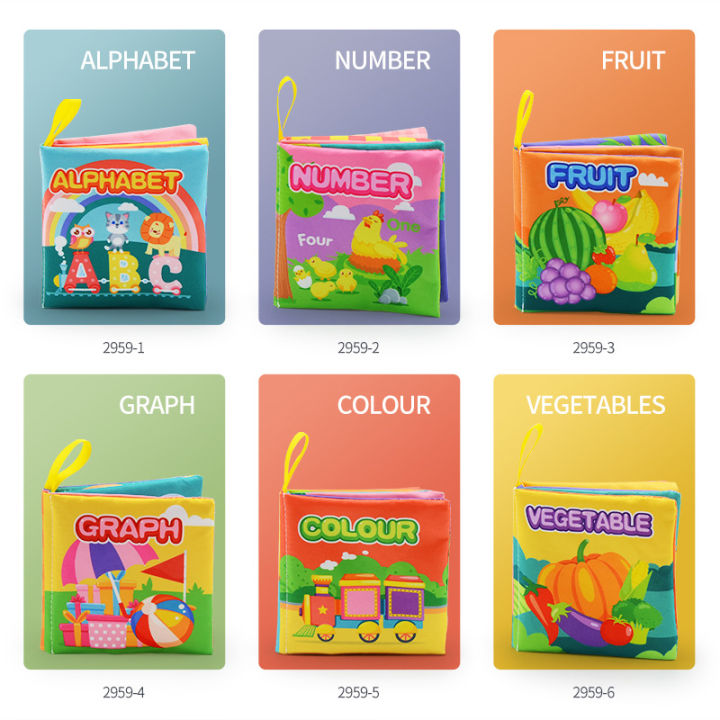 Washable%20Fabric%20Books%20Newborn%20Baby%20Educational%20Puzzle%20Cloth%20Book%20Kids%20Early%20Learning%20Develop%20Cognize%20Reading%20Kidsbook%20Infant%20Toy%20MuXiaRe%20-%20Image%202