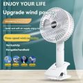 New multifunctional clamp fan desktop wide-angle hair dryer wall mounted fan, three speed high wind handheld portable fan.
