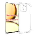 Realme C53 Flexible Clear Transparent Soft TPU Back Case Cover With bumper. 
