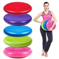 33x33cm Inflatable Yoga Massage Ball Durable Universal Sports Gym Fitness Yoga Wobble Stability Balance Disc Massage Cushion Mat.