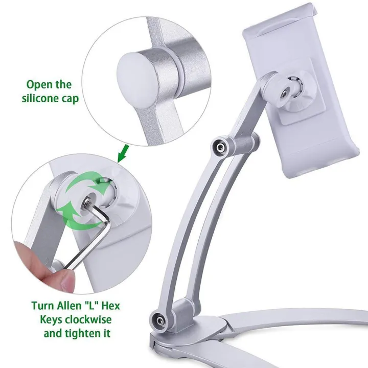 Kitchen%20Tablet%20iPad%20Stand%20Adjustable%20Holder%20Wall%20Mount%20for%20iPad%20Pro,%20Surface%20Pro,%20iPad%20Mini%20-%20Image%207