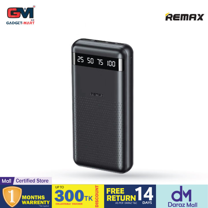 REMAX RPP-10 Hintom Series 2.4A Fast Charging 10000mAh Power Bank -Black