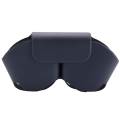 For Airpods Max Headset High Quality Convenient PU Silicone Earphone Bag Anti Scratch Protective Cover Pouch,Dark Blue.