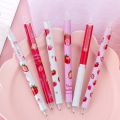1 Piece Lytwtw's Cute Sweet Strawberry Gel Pen Creative Press Office Gift School Supplies Stationery Kawaii Funny Pens. 