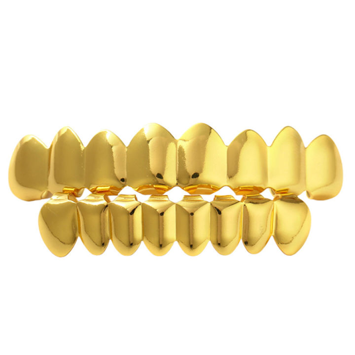 Teeth%20Grillz%20Set%20For%20Unisex%20Top%20Bottom%20Mouth%20Gold%20Silver%20Color%20Teeth%20Grills%20Tooth%20Caps%20Removable%20Dental%20Fashion%20Jewelry%20-%20Image%202