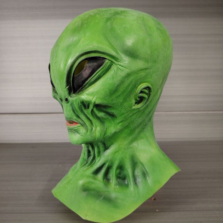 alien%20latex%20mask%20hood%20halloween%20horror%20funny%20holiday%20dress%20up%20cosplay%20escape%20room%20-%20Image%204