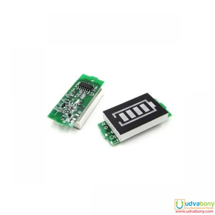 Battery Capacity 4 Digit Indicator Meter 3.7v 4.2v 1S Lipo Lithium Li-ion Battery Indicator Meter Power Level Tester Display Board Module Indicator Electrical Circuitry & Parts
