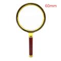 Portable Magnifying Glass 10X Handheld 60/70/80/90/100mm Portable Magnifier. 